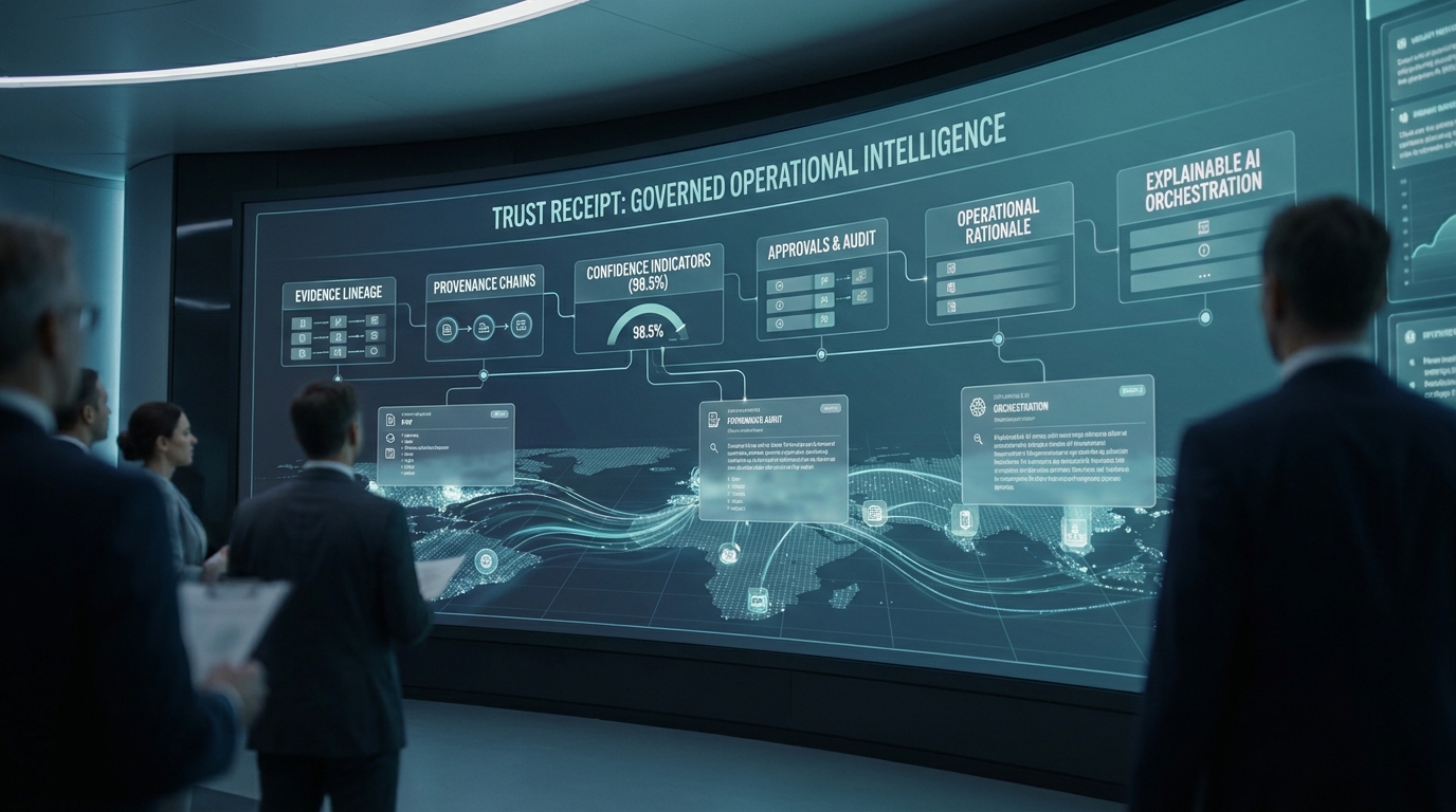 Trust receipt and governed intelligence