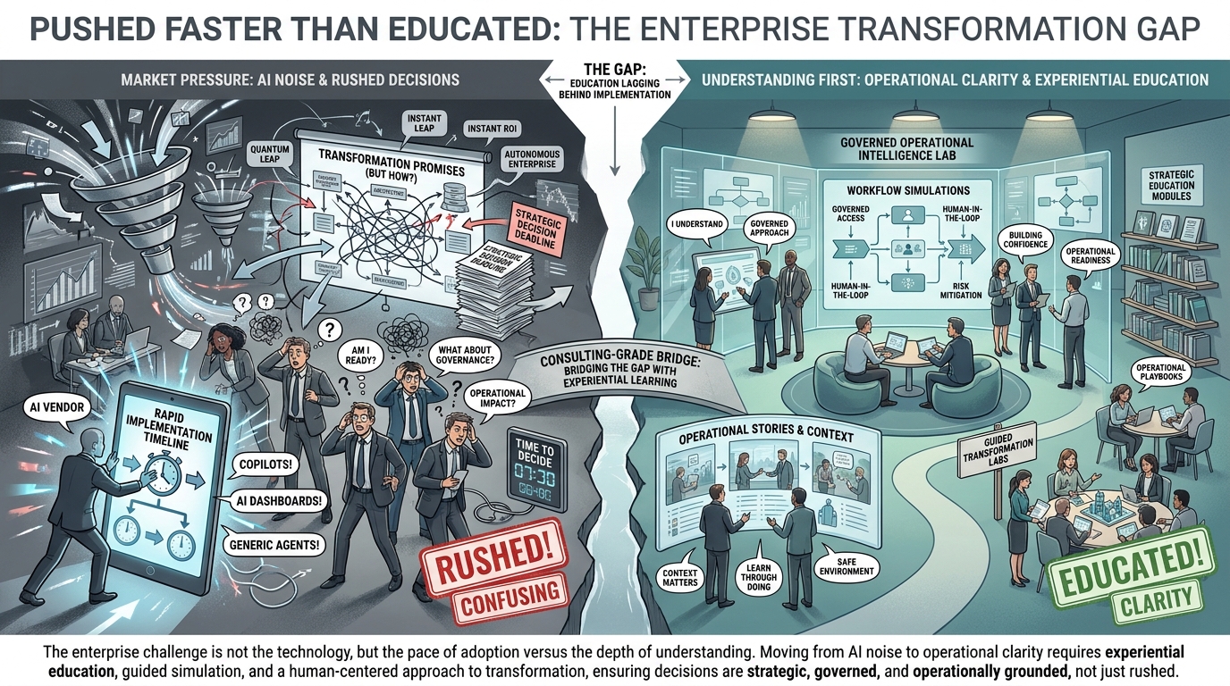 Aggressive vendor pressure vs. safe experiential education